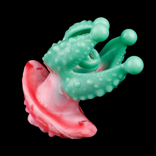 Exklusives 2-in-1 Alien-Pflanzen Toy: Tragbarer Tentakel Butt Plug & strukturierte Pocket Pussy für interaktive Fantasy-Spiele