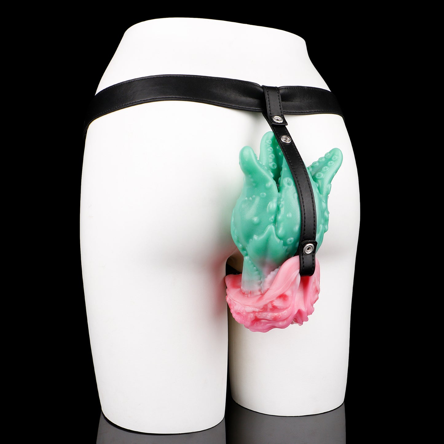 Mystische 2-in-1 Pocket Pussy & Butt Plug mit Pflanzen-Tentakel Design – Tragbarer Silikon Körpergurt für besondere Erlebnisse