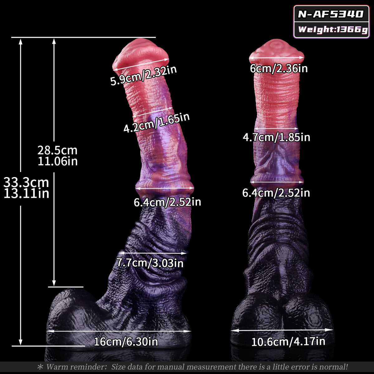 Horse Dildo Flammenzauber – Zweischichtiger Silikonhengst für freihändige Fantasy-Auszeiten
