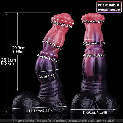 Paarden-dildo – Rosenglut met spierreliëf voor solotijd & fantasieën als koppel
