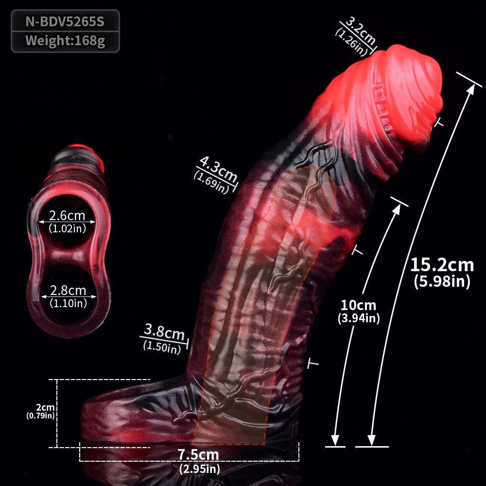 Penis Sleeve with Vibration – Ultra-Realistic with 3D Veins & Remote Control