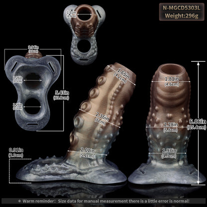 Premium Silikon Monster Tentakel Penishülle – Penis Extender für Männer mit Abenteuerlust