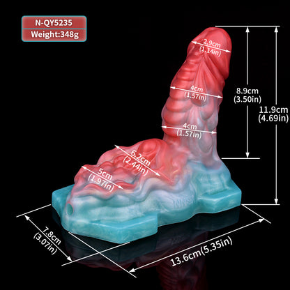 Elementarer Rausch: Tragbarer 2-in-1 Fantasy Sex Grinder mit Umschnallfunktion