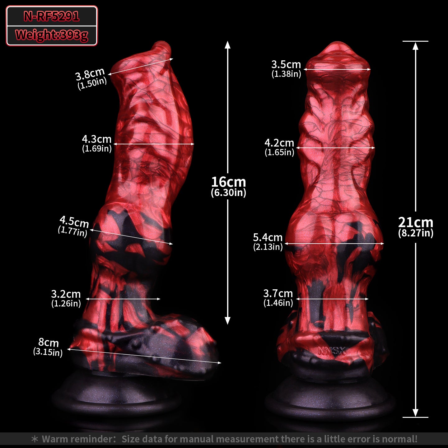 Bio Armor Dildo Mk-II – Tiered Leaf Vein Symmetrical Texture mit Knot-Kugel | SilikonLust