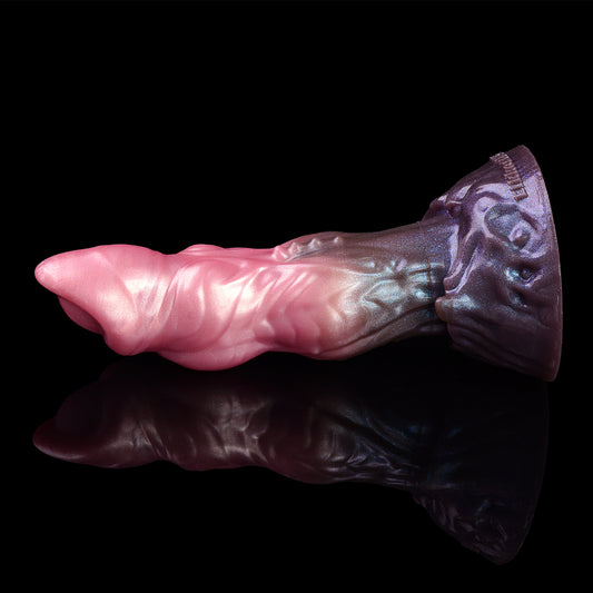 Biomorpher Fantasy Dildo mit Saugfuß [Dual-Layer Silikon für freihändigen Solo-Sex unter der Dusche]