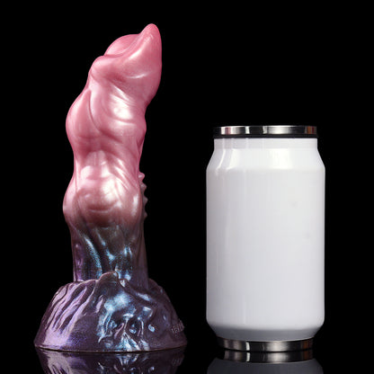Biomorphic Fantasy Dildo with Suction Cup [Dual-Layer Silicone for Hands-Free Solo Shower Sex]