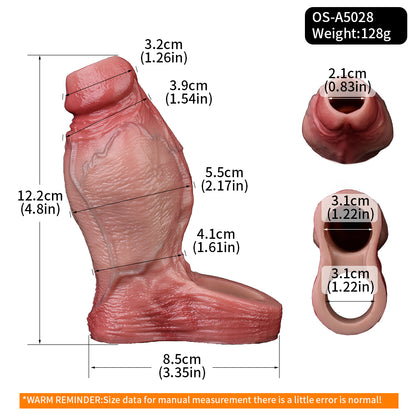 Realistic Penis Sleeve – Hyperrealistic Vein Relief & Matte Skin Finish
