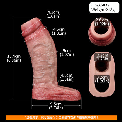 Anatomical Penile Sheath with Thinned Edge – Invisible Skin Thickening as a Realistic Extender