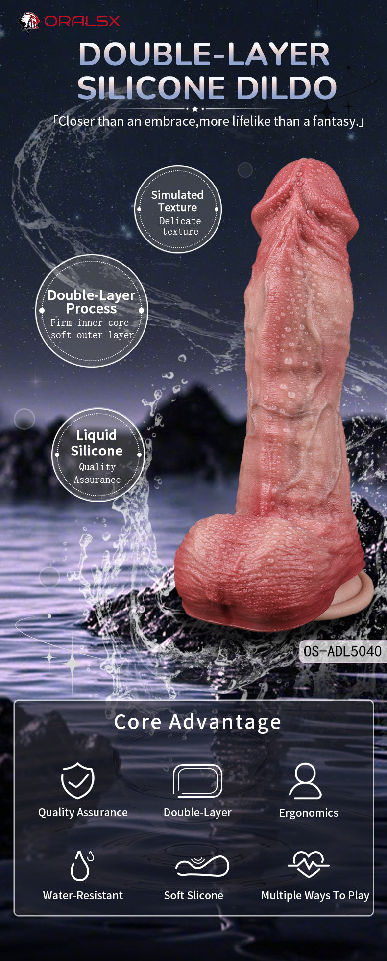 Realistic Dildo with Suction Cup – Fetish-Grade Liquid Silicone | SilikonLust