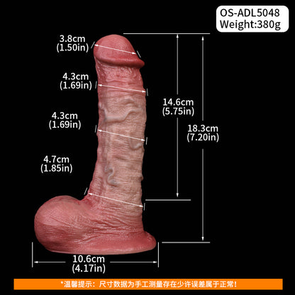 Realistic Dildo with Veins – Dense Skin Texture & Suction Cup | Silicone Fetish | SilikonLust