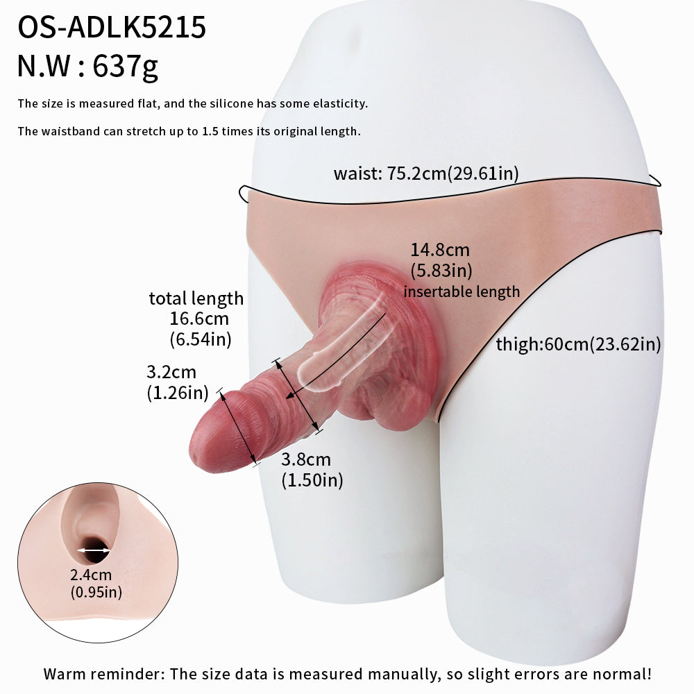 Single-Side Vein Sleeve Smoothing & Powerful – Raised Vein Penis Sleeve with Single Main Vein and Silicone Slip