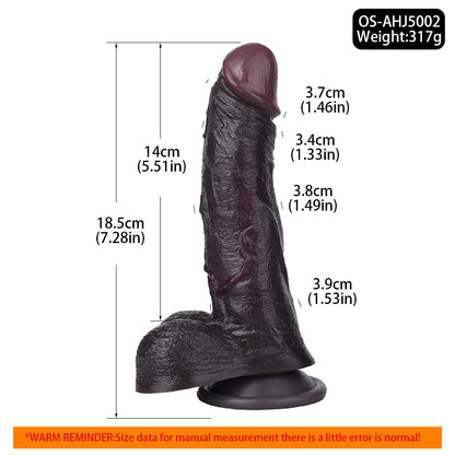 High-Quality Silicone Dildo - Sex BBW Designed for Women Seeking Stimulation