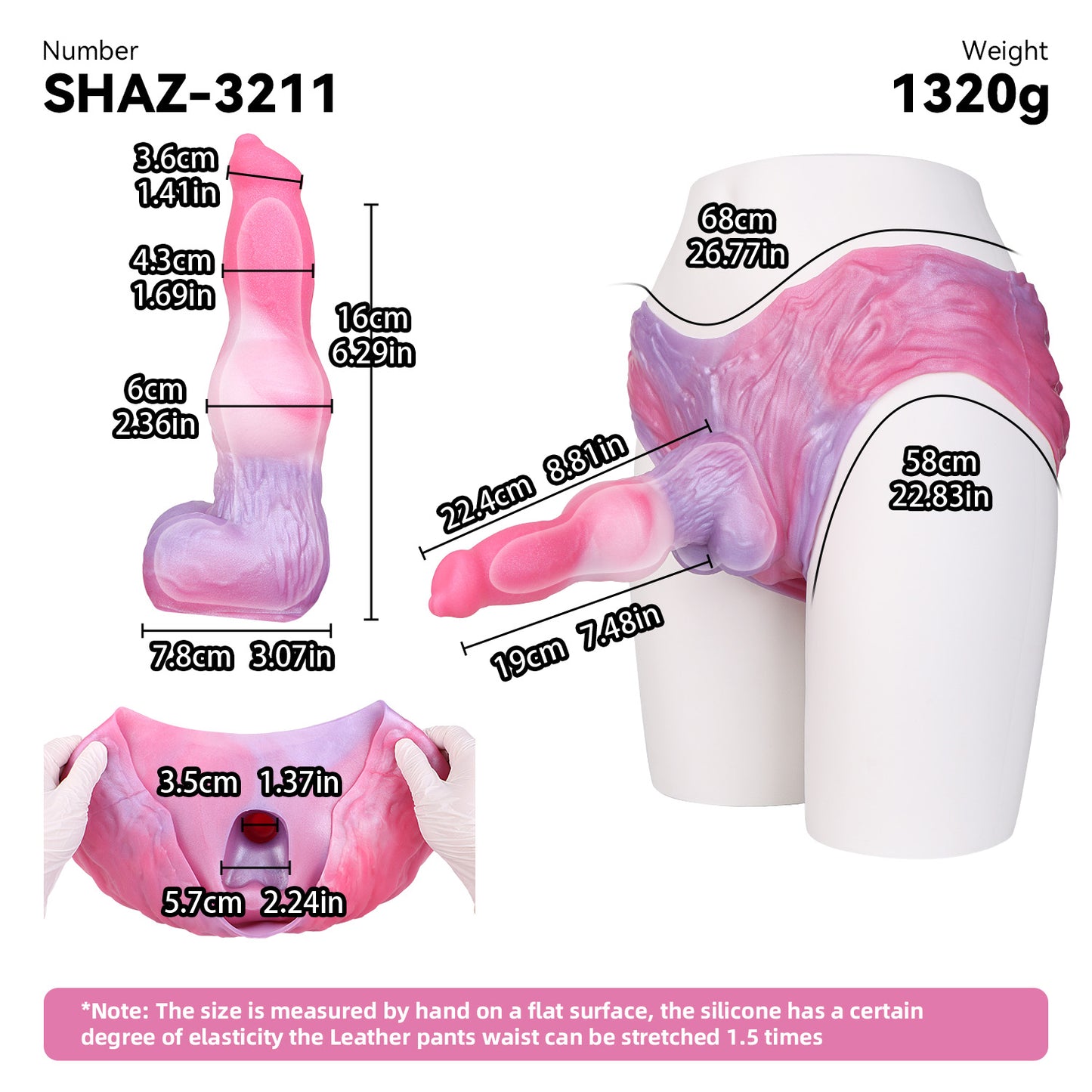 Dog-Inspired Fantasy Silikon Penis Sleeve – Canine Animalistic Strap-On mit Barock-Reliefband | SilikonLust