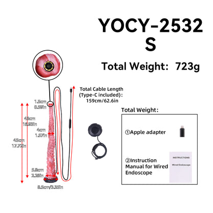 Tiefsee-Tentakel Long Dildo – Korallenpink mit Saugnapf-Reihen, 4 Größen (S/M/L/XL), HD-Kamera & Schwarzer Skulptursockel aus Platin-Silikon