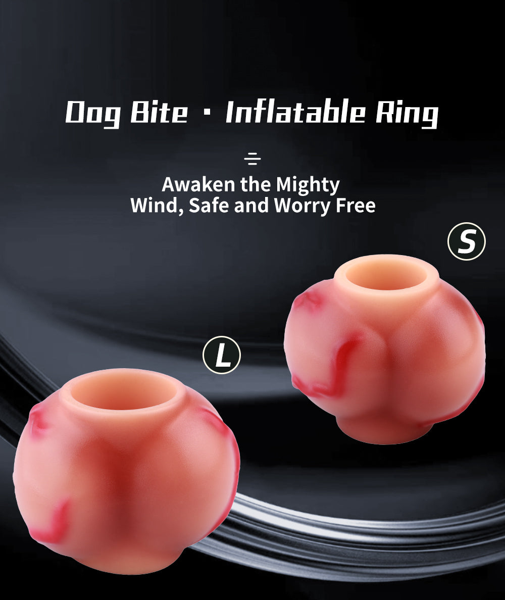 Knot Ring Platin-Silikon – Fetish Glans Sleeve Marmor-Venenstruktur S/L | SilikonLust