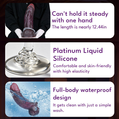 BBC Dildo – Realistisch & Spritzend | Doppelschicht Platin-Silikon | SilikonLust