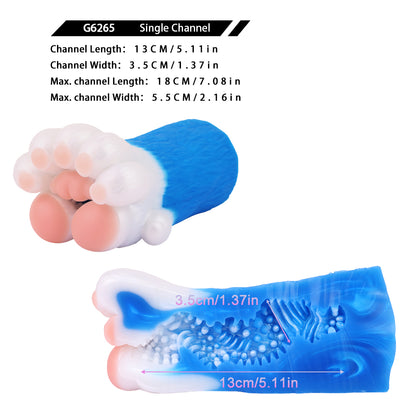 Fantasy Cat Paw Masturbator - Taschenmuschi Katzenpfote | Rosa Fleischpolster-Eingang Platin