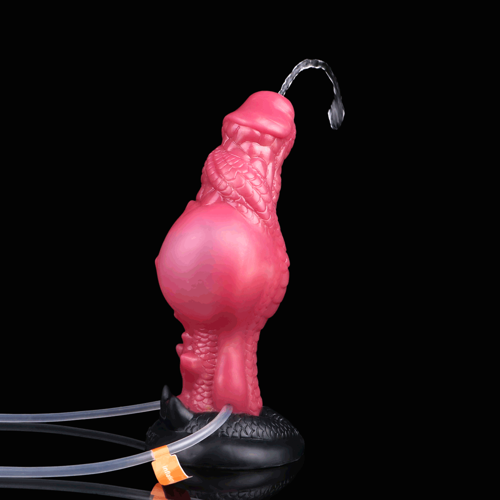 Creature Dildo Scale Pattern – Inflatable Knot & Squirt | SilikonLust