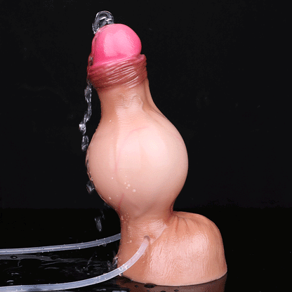 Huge Dildo Aufpumpbar – Exaggerated Venen-Relief, Kugel-Expansion & 100ml Squirt | Platin-Silikon | SilikonLust