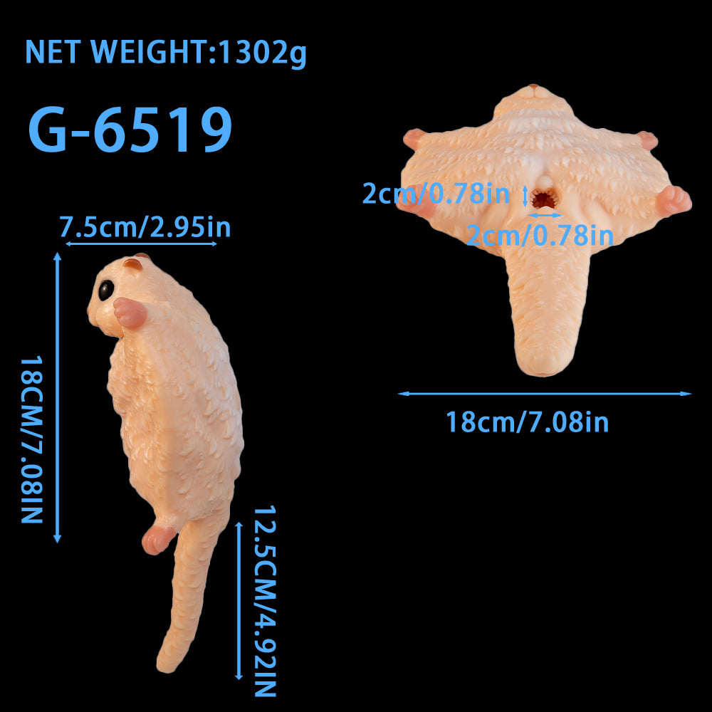 Playful Flying Squirrel Silicone Pocket Pussy – Kawaii Stroker Toy with Tight Pussy for Intense Contrast Experiences