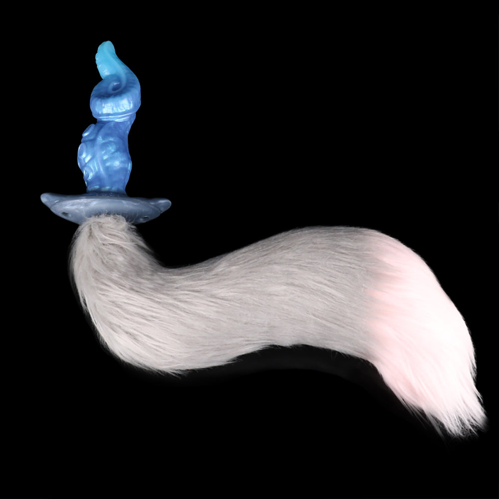 Tiefsee-Tentakel Strap-on Dildo | Platinum Silicone Fantasy Dildo mit Oktopus-Tentakel-Form