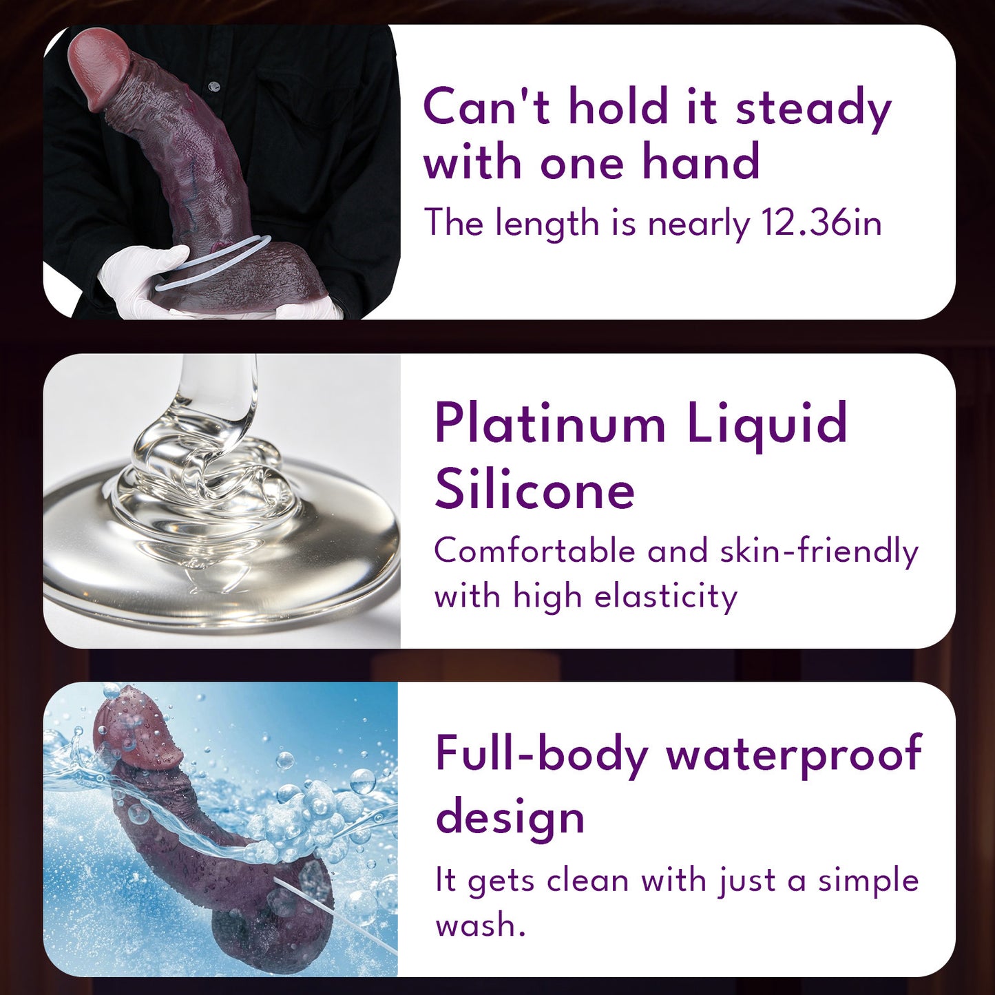 BBC Dildo – Realistisch & Spritzend | Platin-Silikon Riesendildo