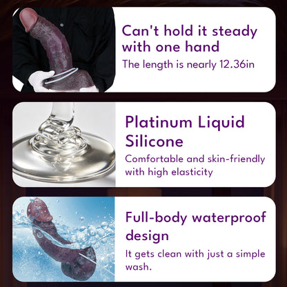 BBC Dildo – Realistisch & Spritzend | Platin-Silikon Riesendildo