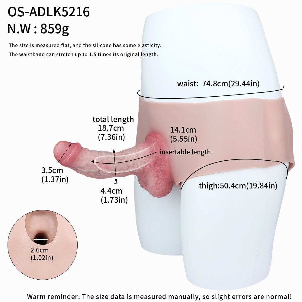 Veiny Texture Penis Sleeve – Raised Vein Anatomical Wearable Strap-On | SilikonLust