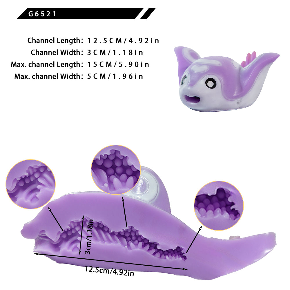 Bionischer Rochen-Masturbator aus Platin-Silikon: Diskrete Sexpuppen-Alternative & Süßes Schlafzimmer-Accessoire