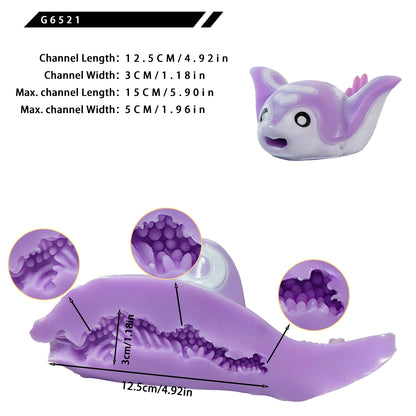 Bionischer Rochen-Masturbator aus Platin-Silikon: Diskrete Sexpuppen-Alternative & Süßes Schlafzimmer-Accessoire