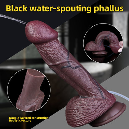 Riesenkopf Squirting Dildo | Platinum Silicone Huge Head Dildo mit Übergroßer Schirm-Glans