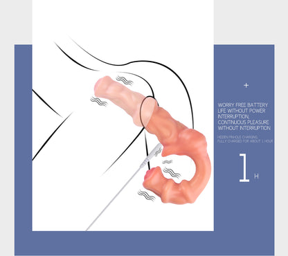 Double-Ended Dildo Silicone - Strapless Strap-On Equine Fetish | SilikonLust